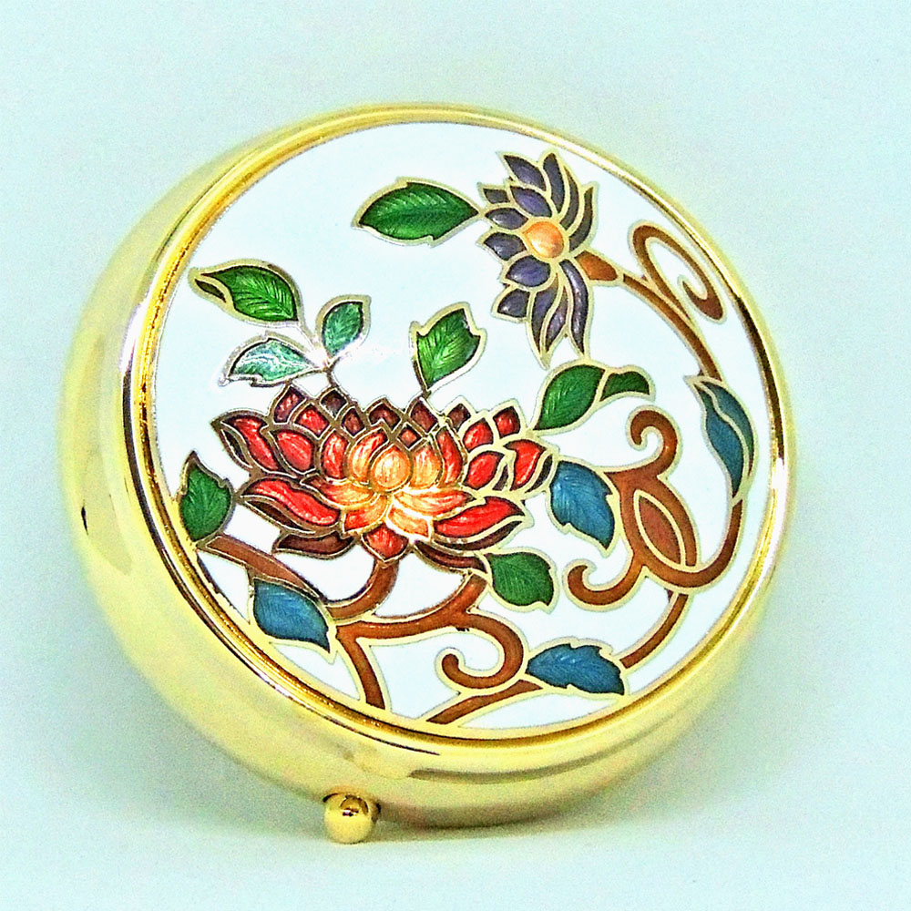 enamel logo round pocket ashtray